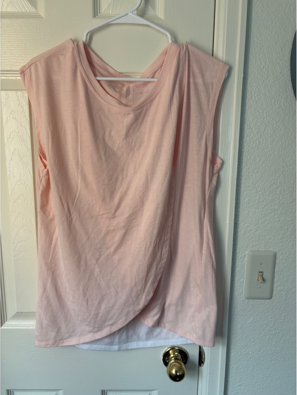 Motherhood Maternity Pink Sleeveless Tank Top Size Large